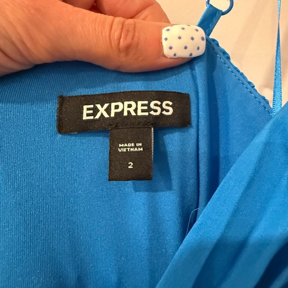 Express Blue Maxi Dress - Size 2 - Picture 6 of 8